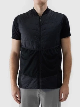 Kamizelka męska do biegania w terenie z wypełnieniem primaloft black eco 4F
