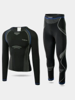 Bielizna bezszwowa termoaktywna męska (GÓRA + DÓŁ) BRUGI 4RCH-K9Q