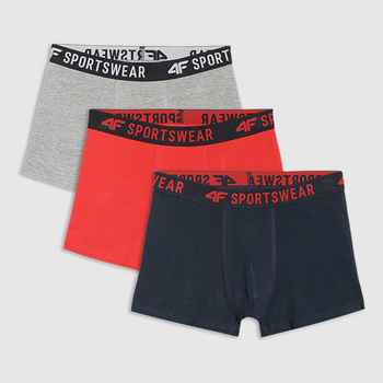 Bokserki m061 (3pak) 4F JUNIOR 4FJWAW25UBXSM061-90S