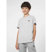 T-shirt gładki chłopięcy 4F Junior