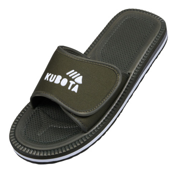 Klapki kubota rzep khaki K0000-100-005-19-1