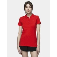 Koszulka polo damska 4F NOSH4-TSD008-62S Czerowny