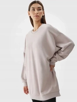 Bluza dresowa nierozpinana bez kaptura damska 4F 4FAW23TSWSF0764-56S