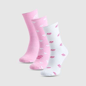 Skarpety f394 (3pak) 4F JUNIOR 4FJWAW25USOCF394-92A